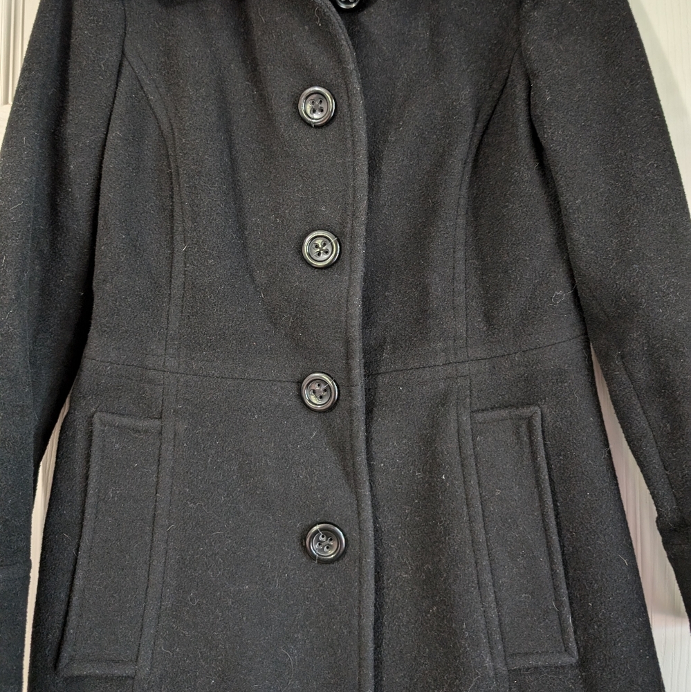 London Fog Women's Single Breasted Peacoat Size S - Picture 2 of 7